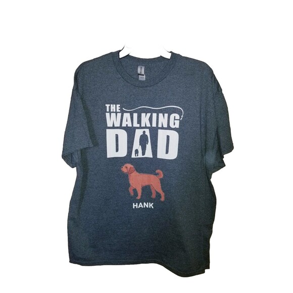 Gildan Other - Gildan Men T-Shirt XL Gray The Walking Dad Short Sleeve Crew Neck
